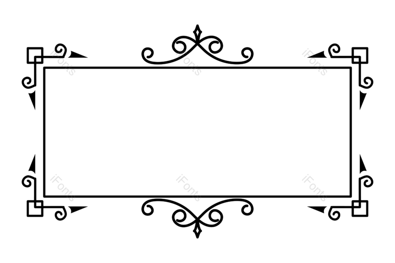 边框图片,花纹元素,复古边框PNG,复古花纹免抠素材